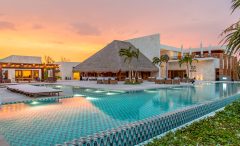 Pool at a hotel in Mexico