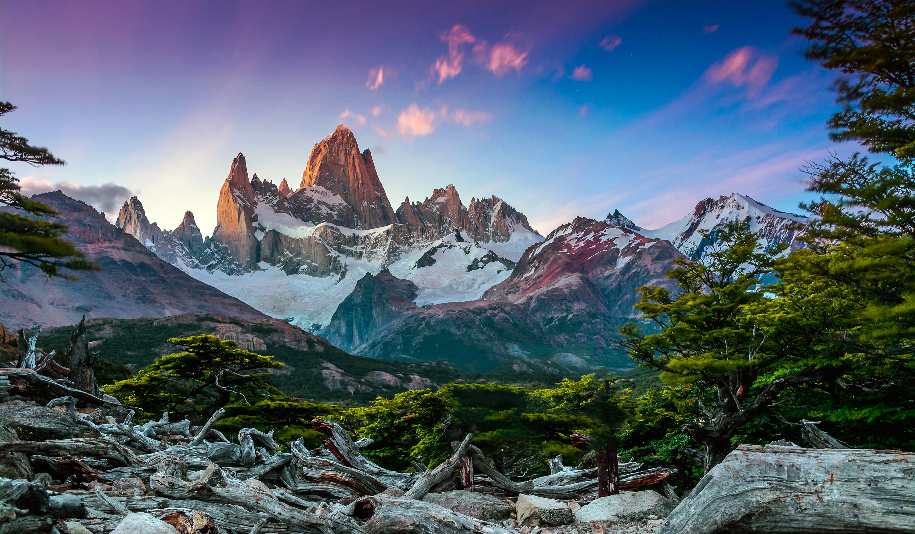 Mount Fitz Roy in Los Glaciares National Park, Patagonia