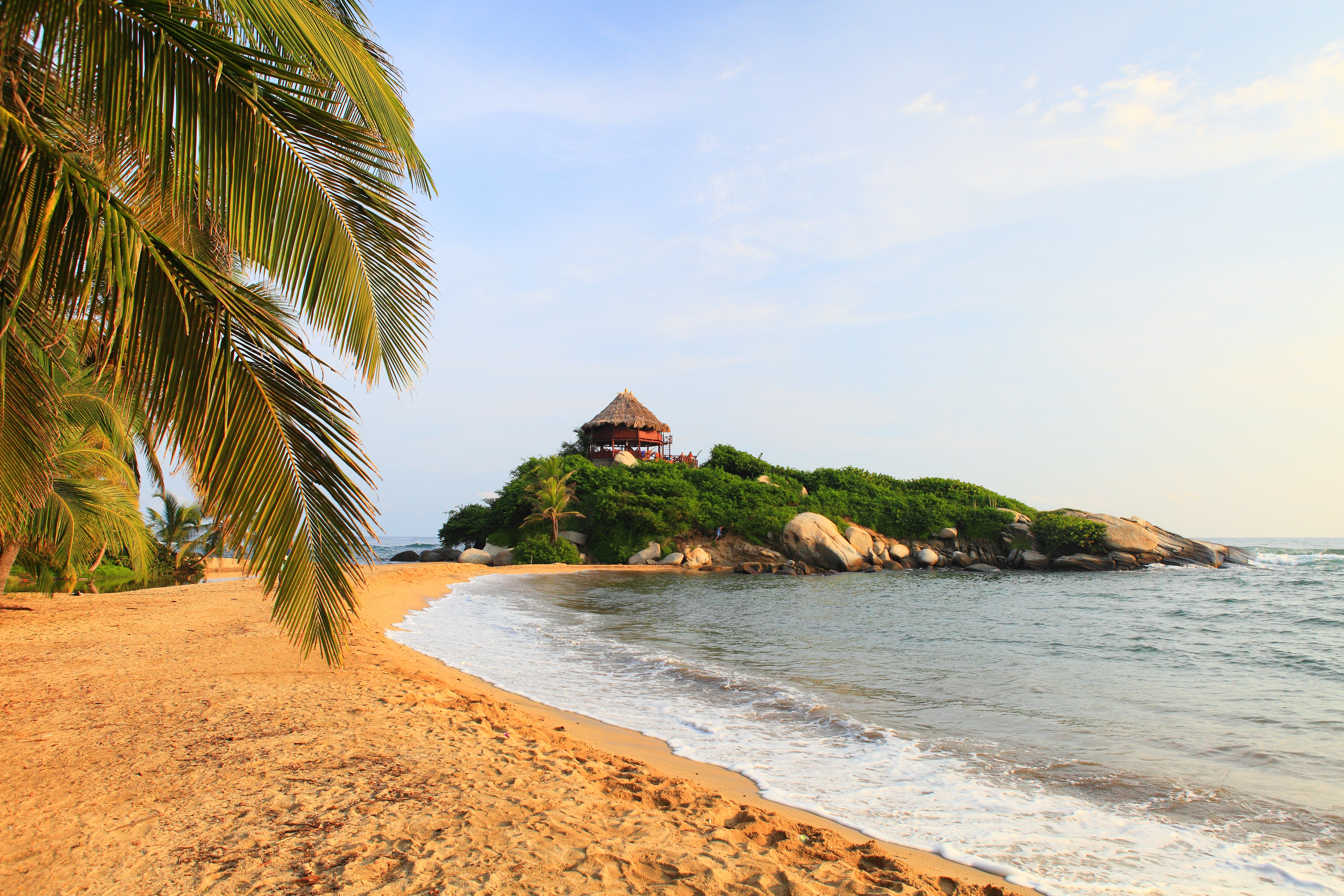 A beach in Tayrona