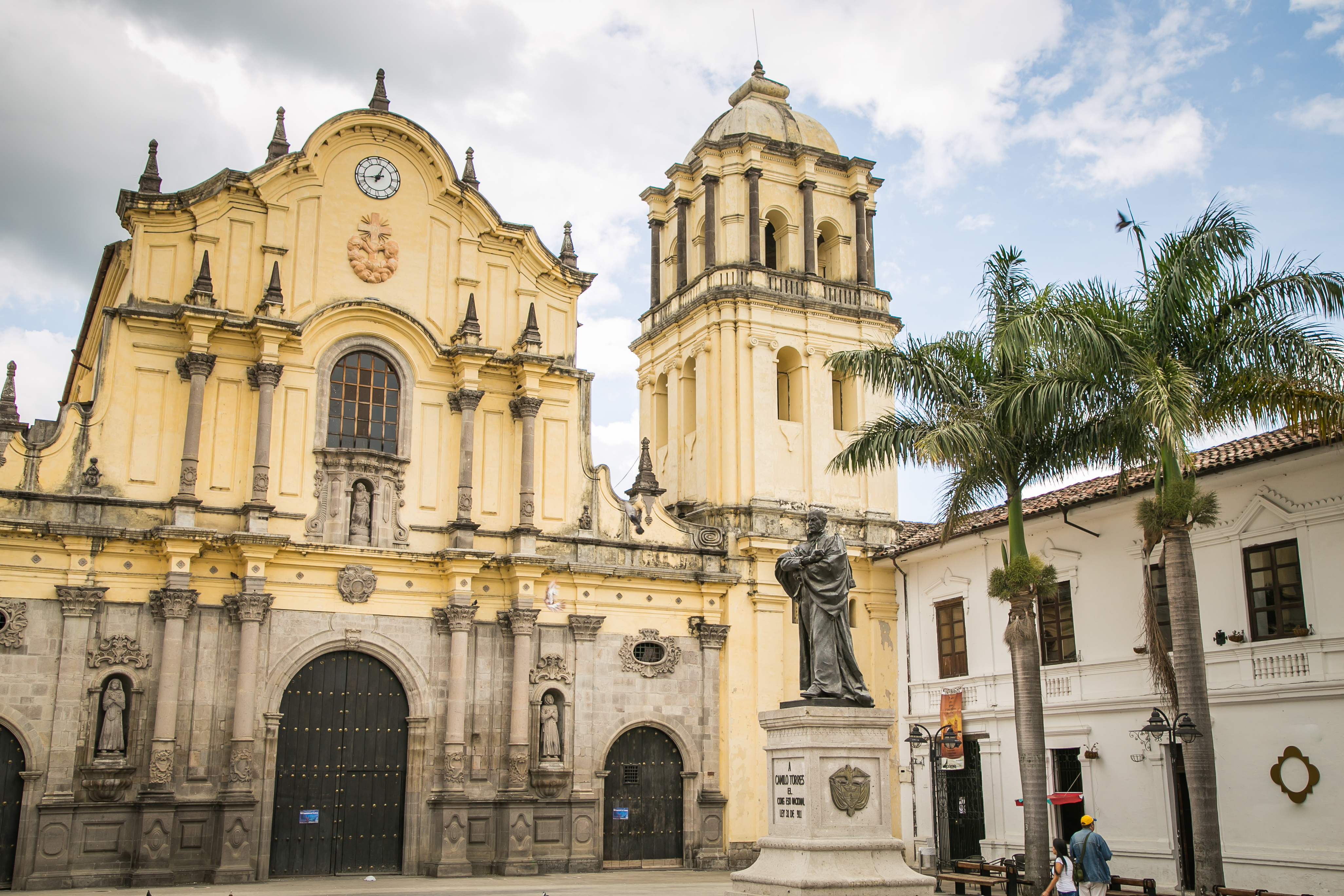Popayan's main cathedral