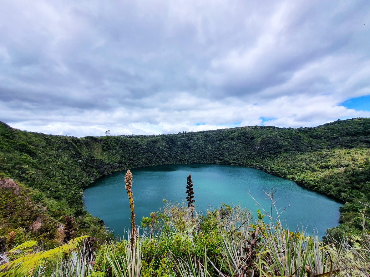 Guatavita Lake in Colombia Bogota