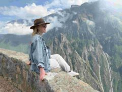 Journey Latin America travel expert Maggie Wilson in the Colca Canyon