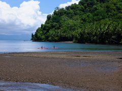 canoeing Costa Rica beach
