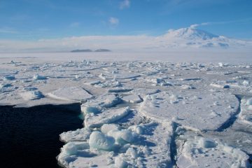 Ross Sea frozen