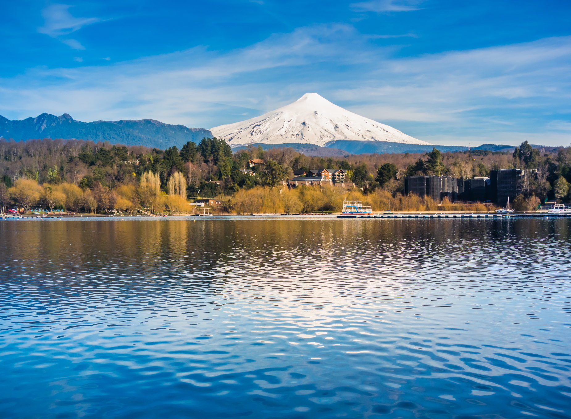 View of Vilarrica Volcano