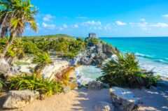 Beaches and coast of Tulum, Mexico