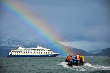 Rainbow over the Tierra del Fuego