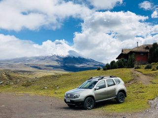 4x4 vehicle in Cotopaxi National Park, Ecuador