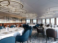 Dining area on the Ultramarine Ship