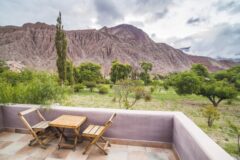 Balcony at La Comarca Hotel, Purmamarca, Jujuy Province, Argentina