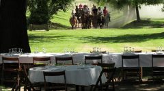 Horse riding in El Ombu Restaurant