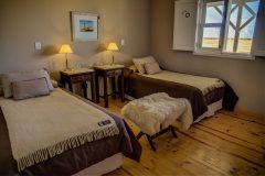 Guest room in Estancia Rincon Chico with two single beds