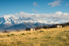 Mountain views in Awasi, Patagonia.