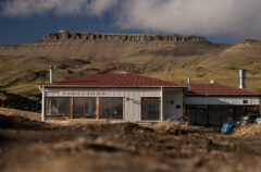 Patagonian hotel view
