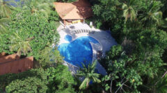 Aerial view of Aninga Lodge