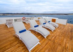 Sun deck on the ship