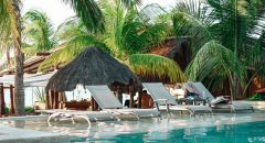 Beach side swimming pool