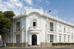 Hotel entrance in Lima