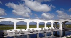 Swimming pool on estancia