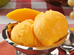 Mango sorbet
