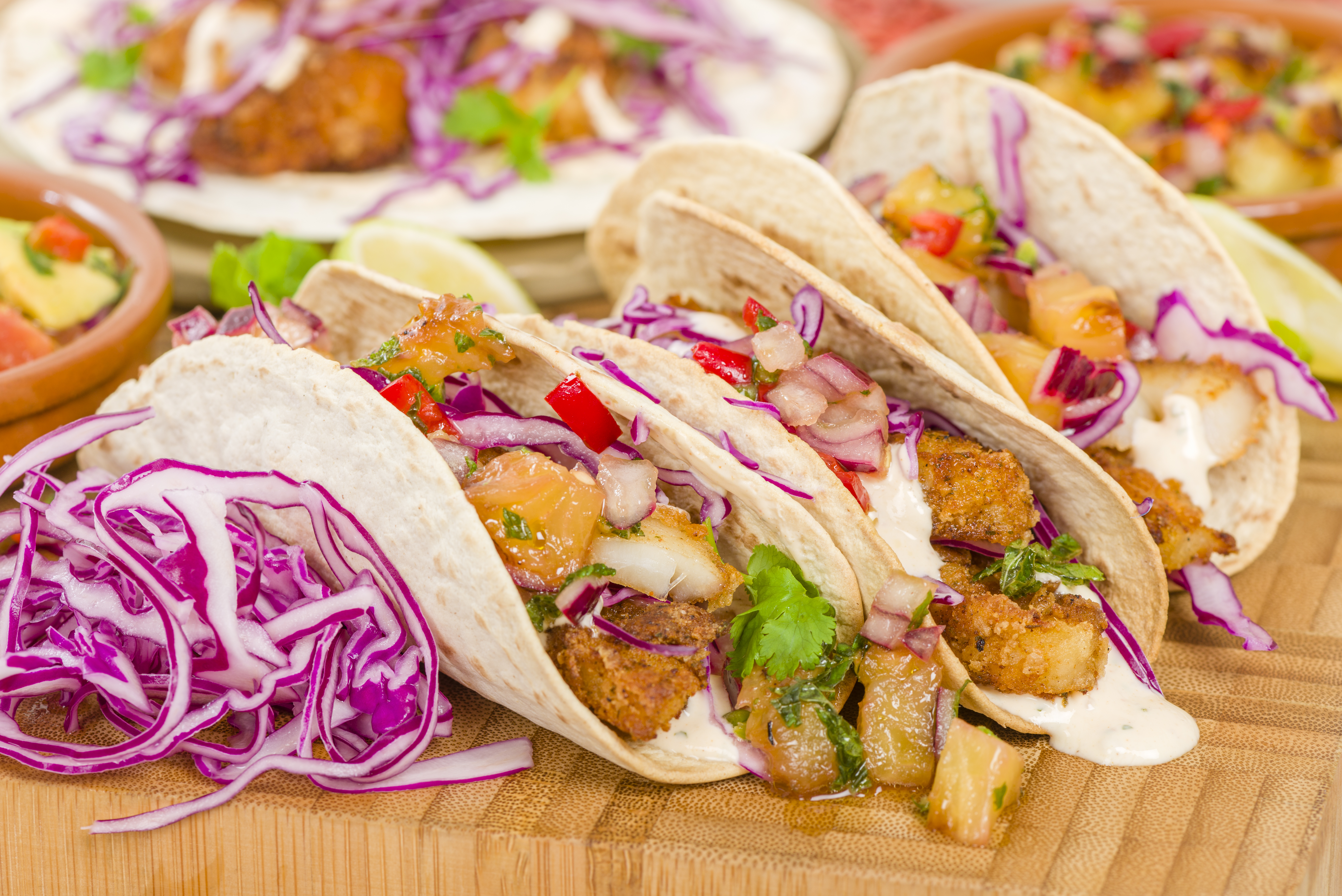 Mexican fish tacos