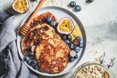 Passion fruit pancake