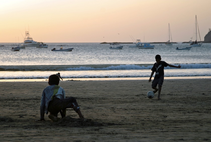 Football at sunset 3 San Juan del Sur