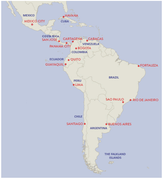AirfranceKLM-destination map AirfranceKLM-destination map