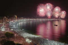Rio de Janerio Copacabana New Year celebrations used for 30th an