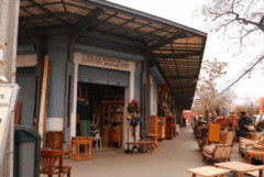 a furniture store in Barrio Italia in Santiago, Chile