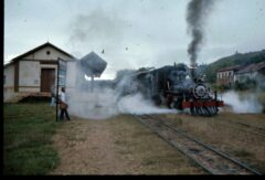 Chris Parrott with train old