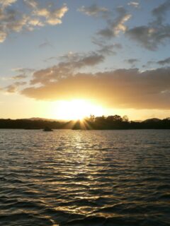 Sunset boat ride in Nicaragua