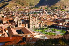 View over the city of Cusco, Peru